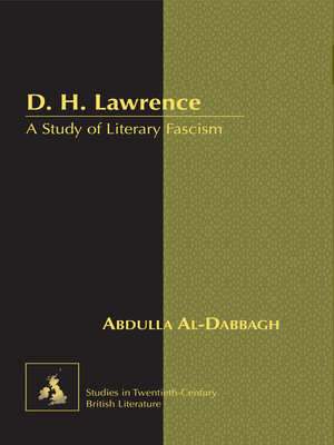 cover image of D. H. Lawrence